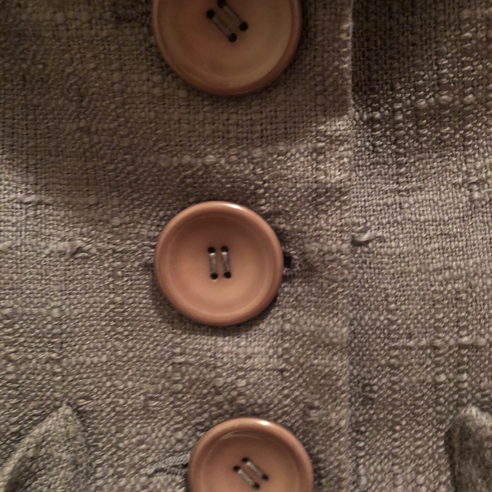 Nanette Lepore Grey Shawl Collar Jacket - Picture 3 of 5
